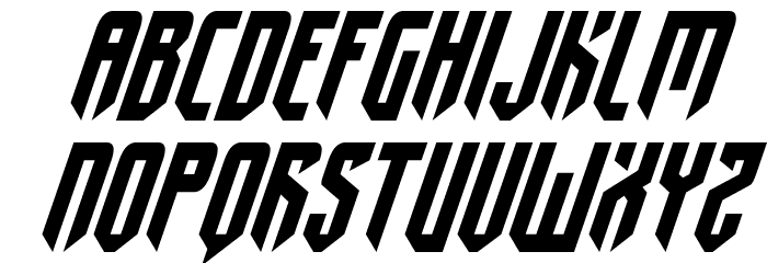 Fedyral II Italic Font LOWERCASE
