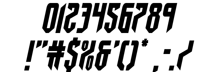 Fedyral II Semi-Italic Font OTHER CHARS