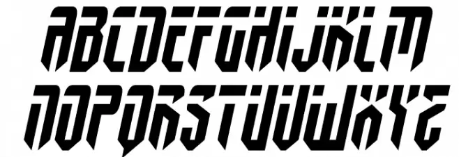 Fedyral II Semi-Italic 字体 大写