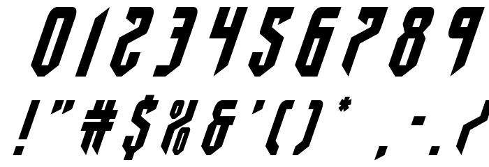 Fedyral II Title Italic Font OTHER CHARS