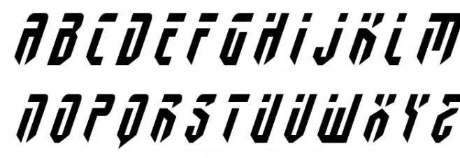 Fedyral II Title Italic 字体 大写