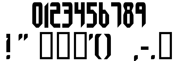Fedyral II Font OTHER CHARS