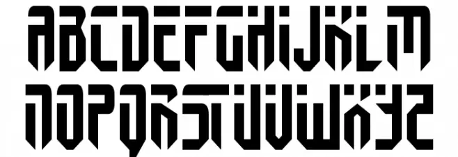 Fedyral II Шрифта ВЕРХНИЙ