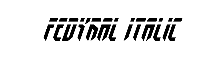 Fedyral Italic  免费字体下载