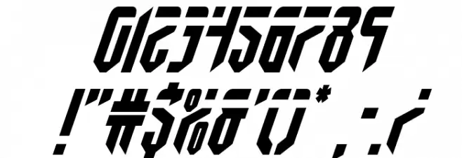 Fedyral Italic Font OTHER CHARS