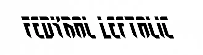 Fedyral Leftalic  Frei Schriftart Herunterladen