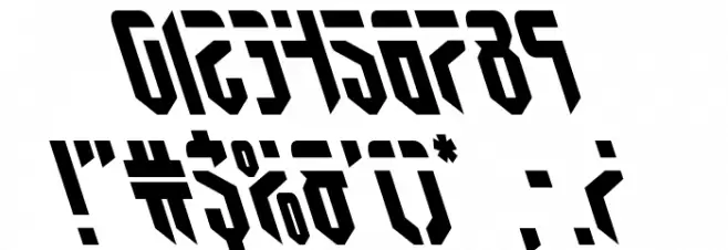 Fedyral Leftalic Font OTHER CHARS