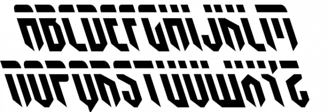 Fedyral Leftalic Caratteri MINUSCOLO