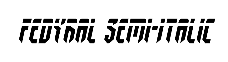 Fedyral Semi-Italic  フリーフォントのダウンロード
