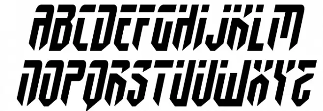 Fedyral Semi-Italic Schriftart Groß