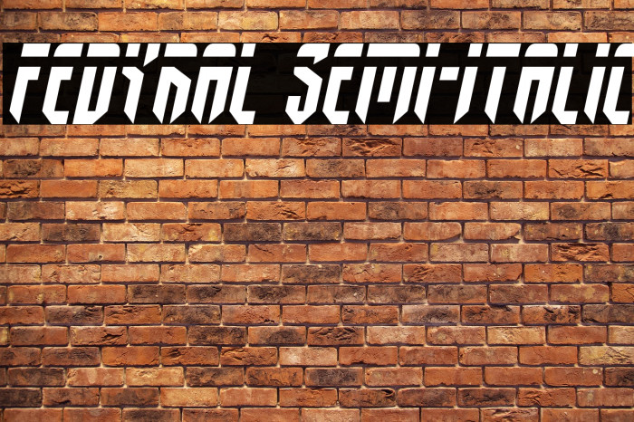 Fedyral Semi-Italic Font examples