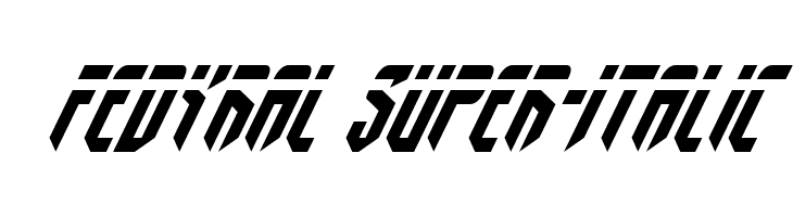 Fedyral Super-Italic  Fuentes Gratis Descargar
