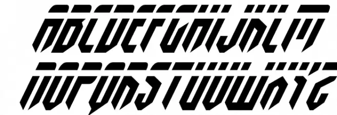 Fedyral Super-Italic Fuentes MINÚSCULAS