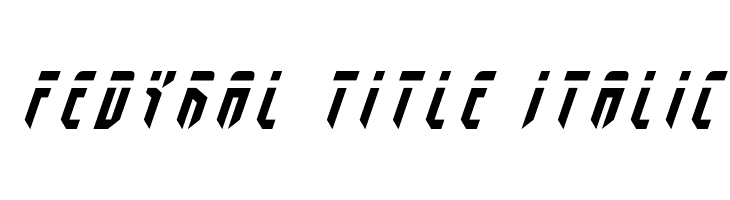 Fedyral Title Italic  नि: शुल्क फ़ॉन्ट्स डाउनलोड