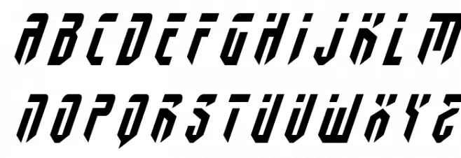 Fedyral Title Italic Fonte MAIÚSCULAS