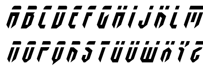 Fedyral Title Italic Font LOWERCASE