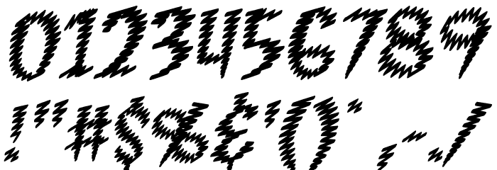 Feedback BB Italic Font OTHER CHARS