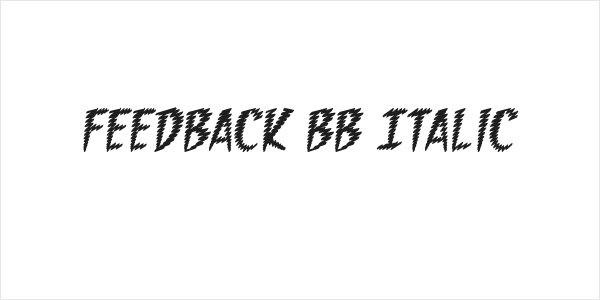 Feedback BB Italic Logo