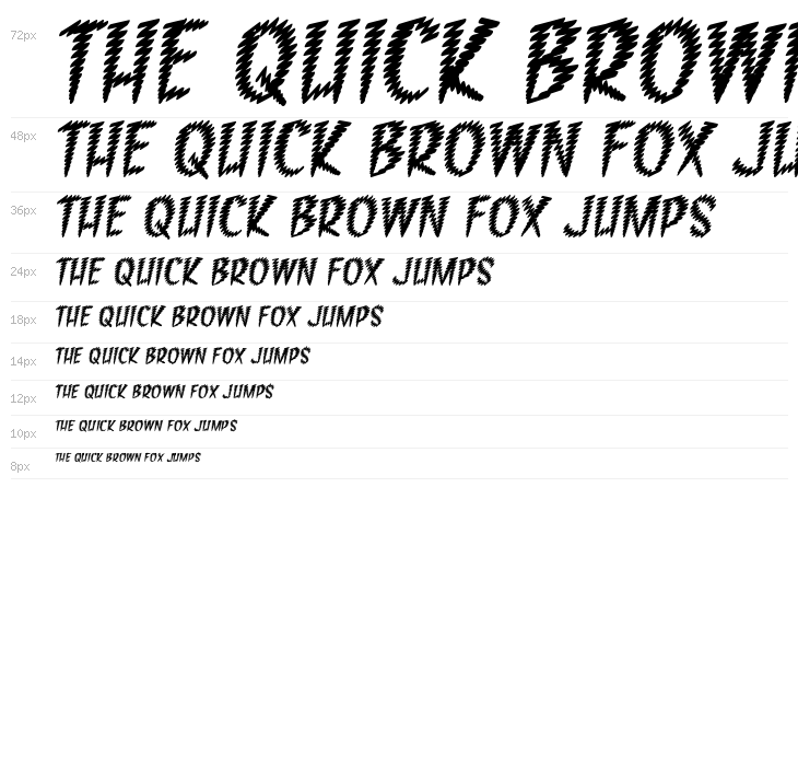 Feedback BB Italic Waterfall