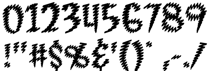 Feedback BB Font OTHER CHARS