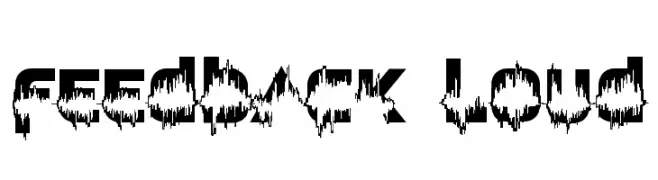 Feedback Loud  フリーフォントのダウンロード