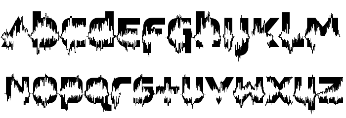Feedback Loud Font LOWERCASE