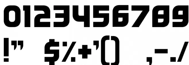 Feedback Quiet Font OTHER CHARS