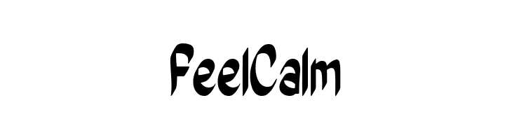 Feel Calm  font caratteri gratis