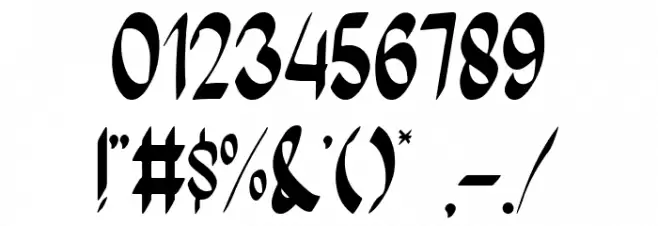 Feel Calm Font OTHER CHARS