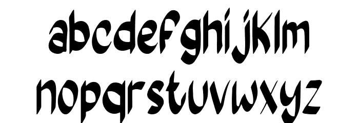 Feel Calm Font LOWERCASE