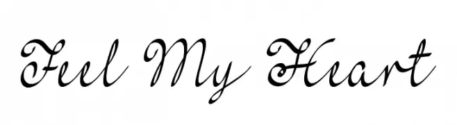 Feel My Heart  Free Fonts Download