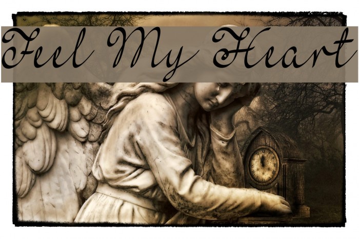 Feel My Heart Font examples