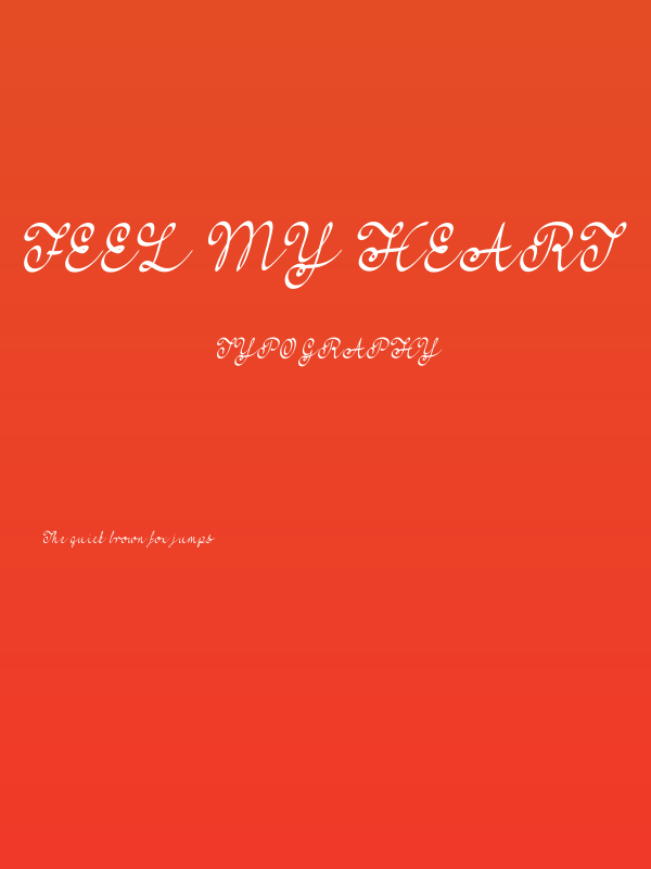 Feel My Heart Poster