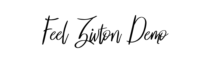 Feel Zivton Demo  les polices de caractères gratuit tlcharger