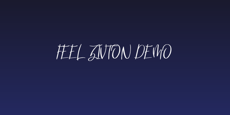 Feel Zivton Demo Social Header