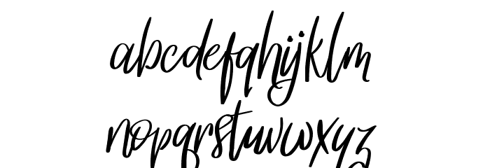 Feel Zivton Demo Font LOWERCASE