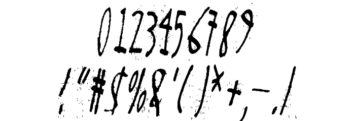 Feel the universe Font OTHER CHARS