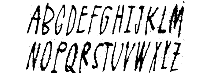 Feel the universe Font LOWERCASE