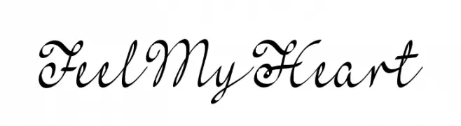 FeelMyHeart  Frei Schriftart Herunterladen