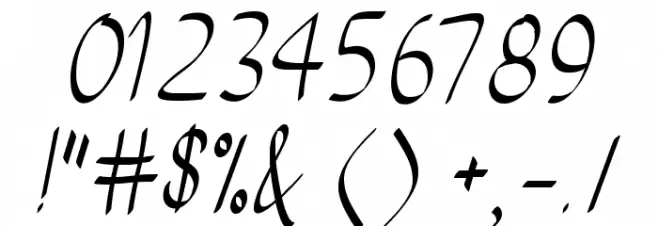 FeelMyHeart Font OTHER CHARS