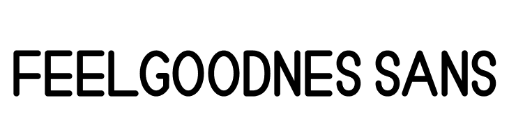 Feelgoodnes sans  Frei Schriftart Herunterladen