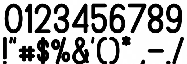 Feelgoodnes sans Font OTHER CHARS