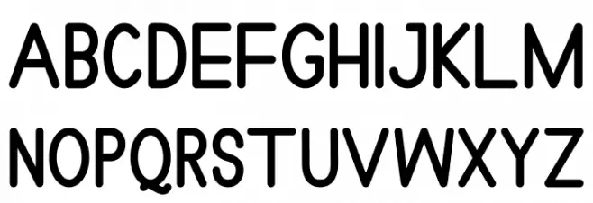Feelgoodnes sans Fonte MAIÚSCULAS