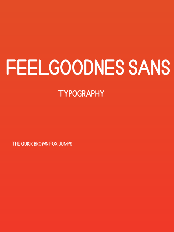 Feelgoodnes sans Poster