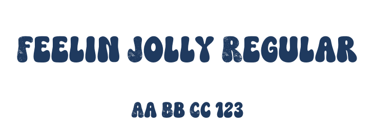 Feelin Jolly Regular Font Preview