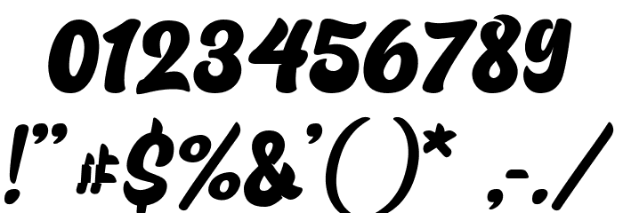 Feelin Sweet Font OTHER CHARS