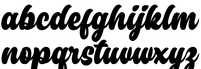 Feelin Sweet Font LOWERCASE
