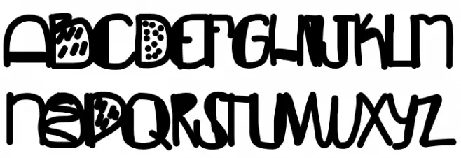 FeelinLikeGold Font Litere mari
