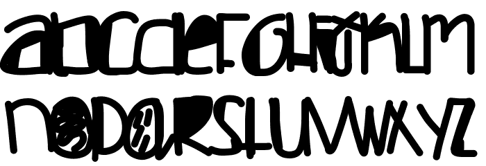 FeelinLikeGold Font LOWERCASE