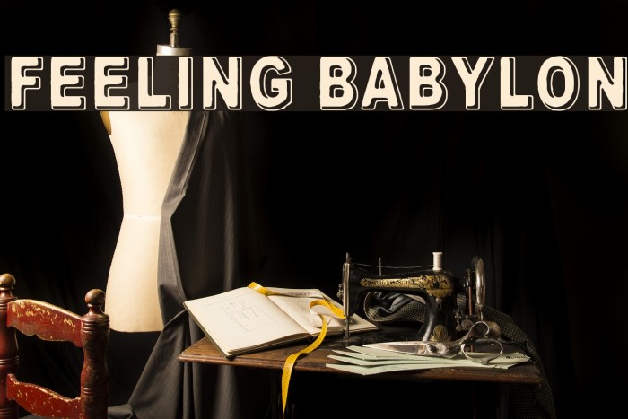 Feeling Babylon Font examples